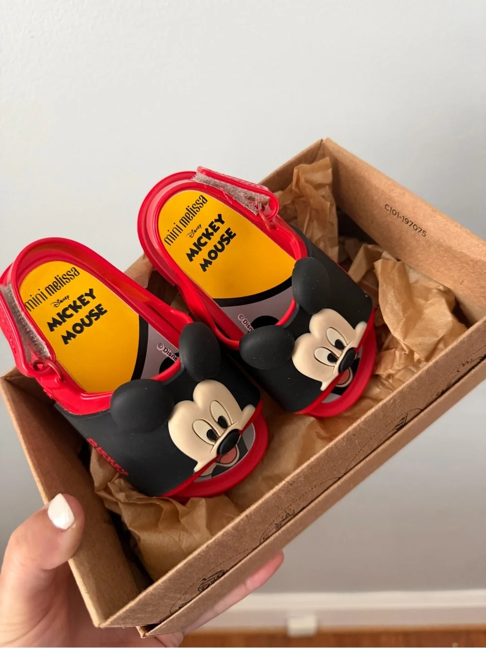 Mini Melissa Mickey Mouse Toddler Sandals - New in box